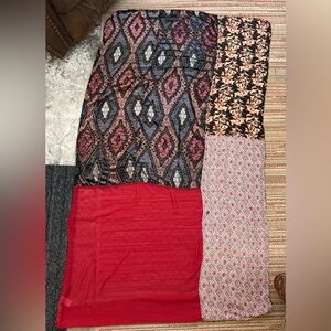 SOFT SURROUNDINGS Multicolor Patchwork Scarf